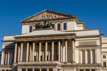 Warsaw, Poland - National Opera House and National Theatre buildingのeditorial素材