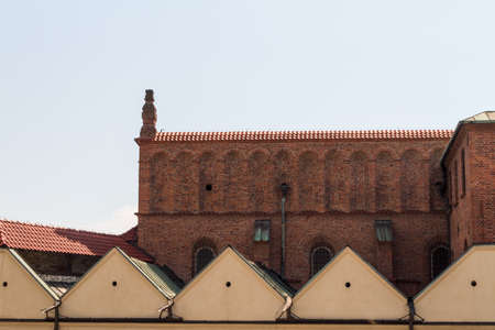 Krakow - a unique architecture in the old Jewish district of Kazimierzの写真素材