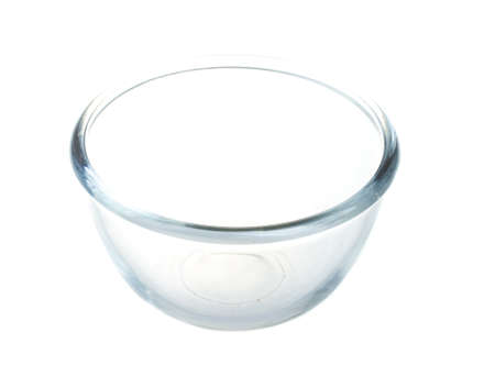 empty bowl isolated on whiteの写真素材