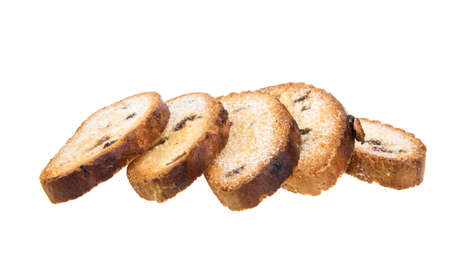 cookies on white backgroundの写真素材
