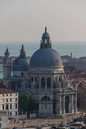 The Basilica Santa Maria della Salute in Veniceの写真素材
