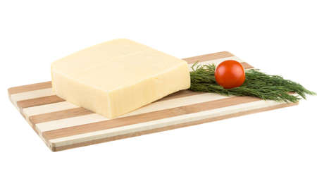 cheese isolated on white backgroundの写真素材