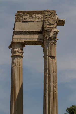 Ruins by Teatro di Marcello, Rome - Italyの写真素材