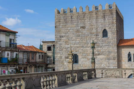 Panoramic view of the Porto Cathedral (Se Porto) - Portugalの写真素材
