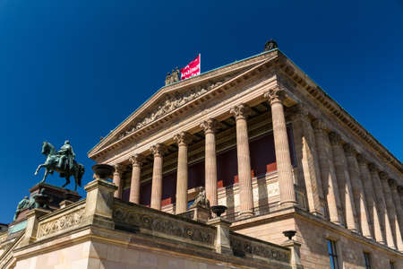 Alte Nationalgalerie on Museumsinsel in Berlin, Germanyのeditorial素材