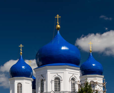 orthodoxy monastery in Bogolyubovoの写真素材