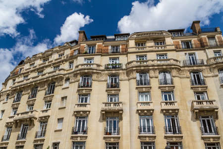 beautiful Parisian streets view paris,france Europeの写真素材