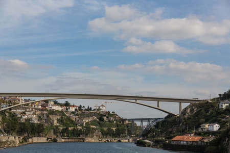 Bridge, Porto, River, Portugalの写真素材