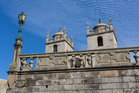 Panoramic view of the Porto Cathedral (Se Porto) - Portugal