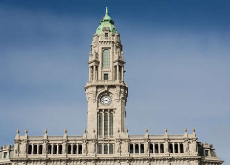 city hall of Porto, Portugalの写真素材