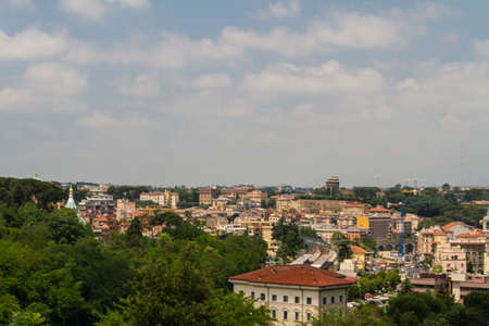 Travel Series - Italy. View above downtown of Rome, Italy.の写真素材