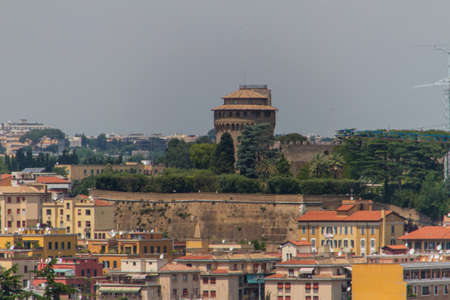 Travel Series - Italy. View above downtown of Rome, Italy.の写真素材