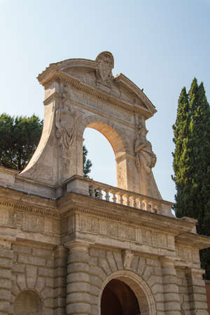 Roman ruins in Rome, Forumの写真素材