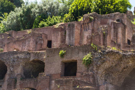 Roman ruins in Rome, Forumの写真素材