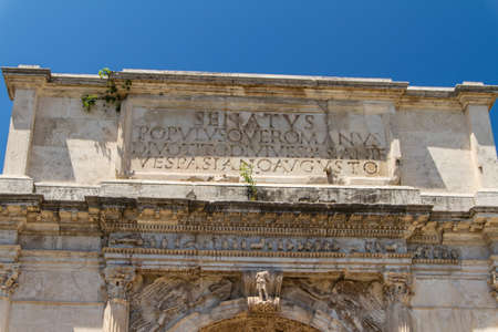 Roman ruins in Rome, Forumの写真素材