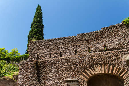 Roman ruins in Rome, Forumの写真素材
