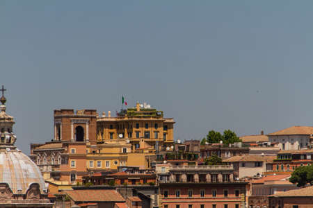 Travel Series - Italy. View above downtown of Rome, Italy.の写真素材