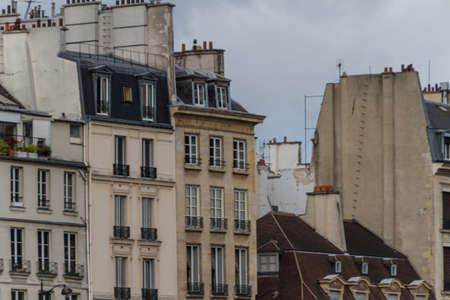 beautiful Parisian streets view paris,france Europeの写真素材
