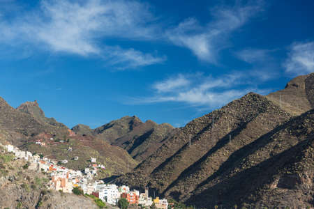 Cliffs of the Los Gigantes (Acantilados de los Gigantes) Tenerife, Spainの写真素材