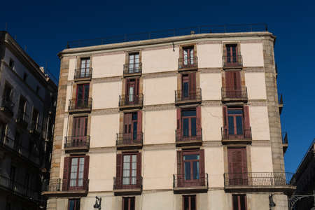 Buildings' facades of great architectural interest in the city of Barcelona - Spain