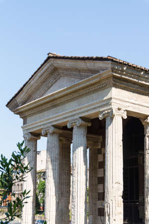 Great church in center of Rome, Italy.の写真素材