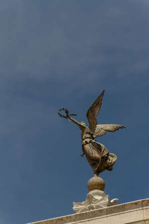 Great church in center of Rome, Italy.の写真素材