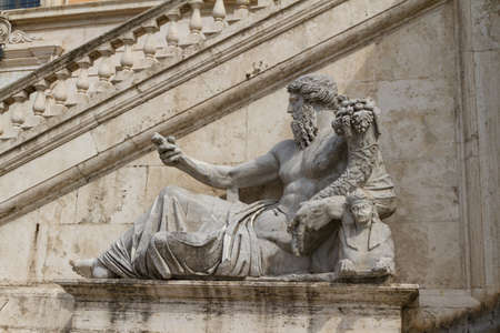Rome, Italy. Typical architectural details of the old city