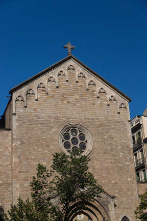 Buildings' facades of great architectural interest in the city of Barcelona - Spainの写真素材