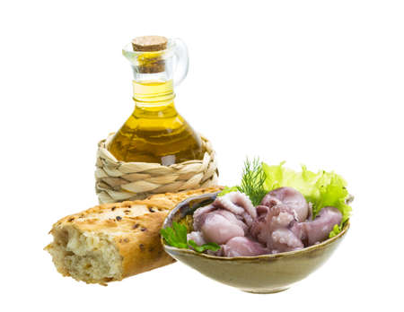 Marinated octopusの写真素材