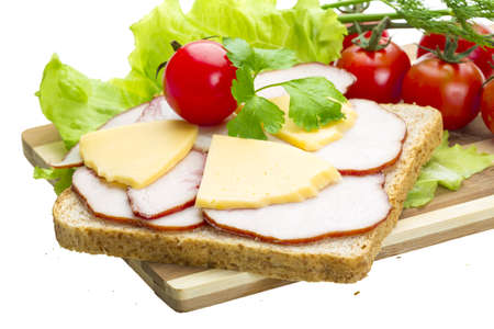 Sandwich with hamの写真素材