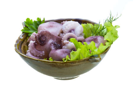 Marinated octopusの写真素材