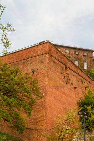 Royal castle in Wawel, Krakowのeditorial素材