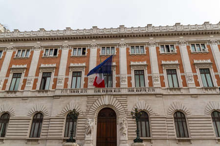 Rome, Italy. Typical architectural details of the old cityのeditorial素材