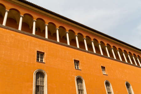 Rome, Italy. Typical architectural details of the old cityのeditorial素材