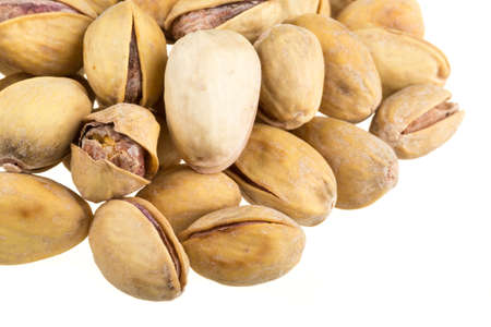 Heap of pistachioの写真素材