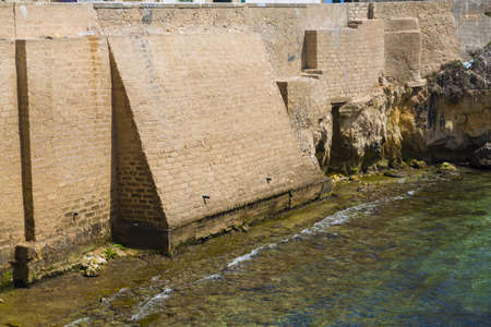 Old Fortess ruin in Mahdia Tunisのeditorial素材