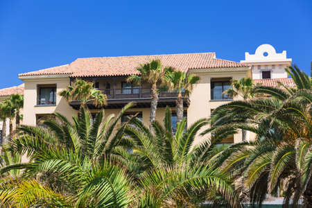 Maspalomas architecture - villas and gardensのeditorial素材