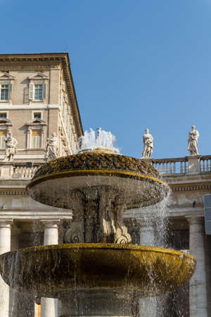 Saint Peter's Square, Rome, Italyのeditorial素材