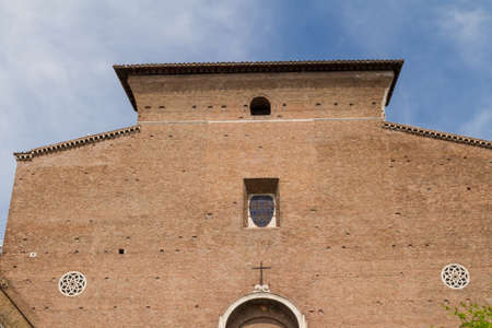 Rome, Italy. Typical architectural details of the old cityのeditorial素材