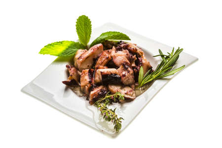 Grilled octopusの写真素材