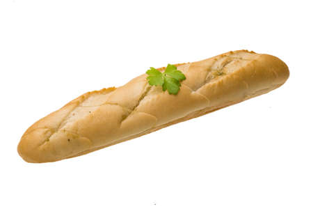  Fresh baguette with parsley leaf
の写真素材