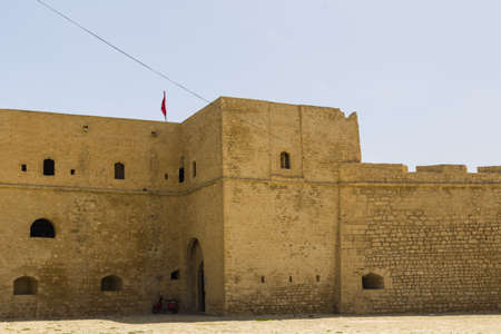 Old Fortess ruin in Mahdia Tunisのeditorial素材