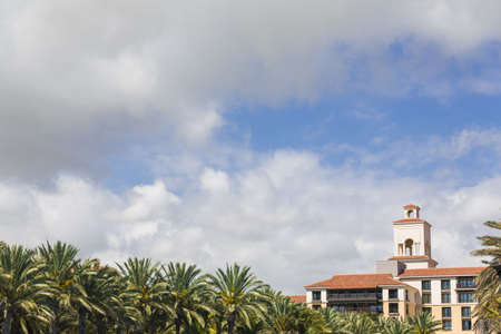 Maspalomas architecture - villas and gardensのeditorial素材