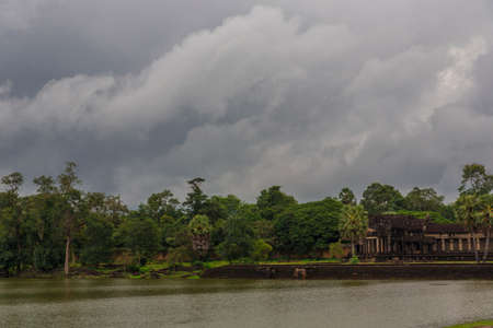 Angkor Wat in Cambodiaの写真素材