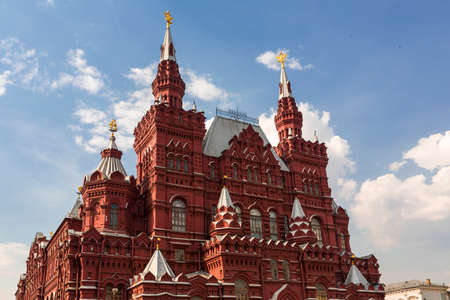 Histostical Museum in Moscow Russiaの写真素材