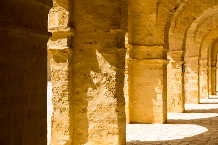 Main Old Moscue in Mahdia Tunisiaの写真素材