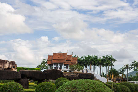 Nong Nooch tropical garden in Thailandの写真素材