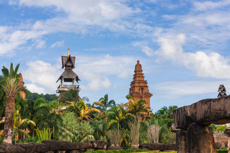 Nong Nooch tropical garden in Thailandの写真素材