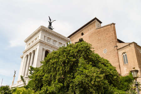 Rome, Italy. Typical architectural details of the old cityの写真素材