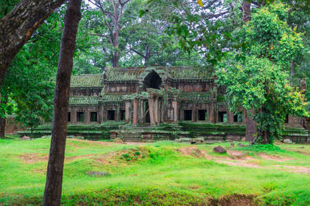 Angkor Wat - Cambodian famous hisotical complexの写真素材